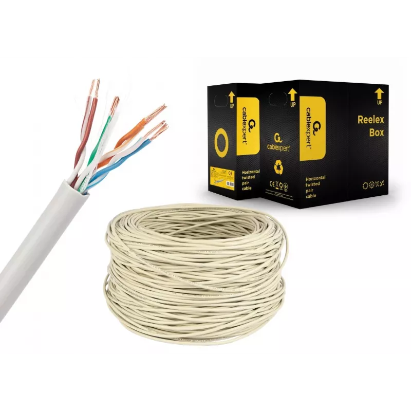 Gembird UPC-5004E-L verkkokaapeli harmaa 304,8 m Cat5e