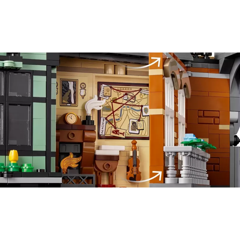 LEGO ICONS 10351 Sherlock Holmes: Kirjanurkkaus
