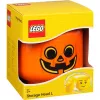 Säilytyslaatikko Room Copenhagen LEGO Storage Head Pumpkin suuri oranssi/musta