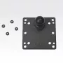 RAM Mounts 100x100mm VESA-levy pallolla musta 121mm