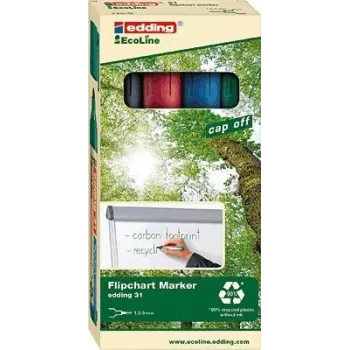 Pysyvä merkkiaine ohut kärki Edding 31 EcoLine monivärinen