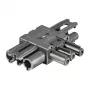 Bachmann Multiplier, GST18 - virtaliitäntäsovitin - 3-napainen (M)