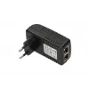 PoE-virtalähde Extralink POE-24-12W 24V 0,5A 12W sisäkäyttöön seinäpistoke, musta