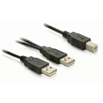 USB-kaapeli DeLOCK USB-B/USB-A kaapeli 1 m musta