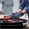 Weber 7017 silikoniset grillikäsineet musta