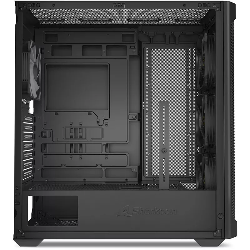 PC-kotelo Sharkoon AK4W RGB Strip Midi Tower musta