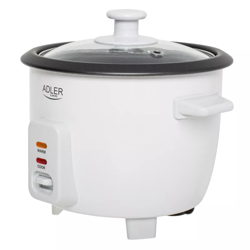 Adler AD 6418 riisinkeitin musta, ruostumaton teräs 1000 W