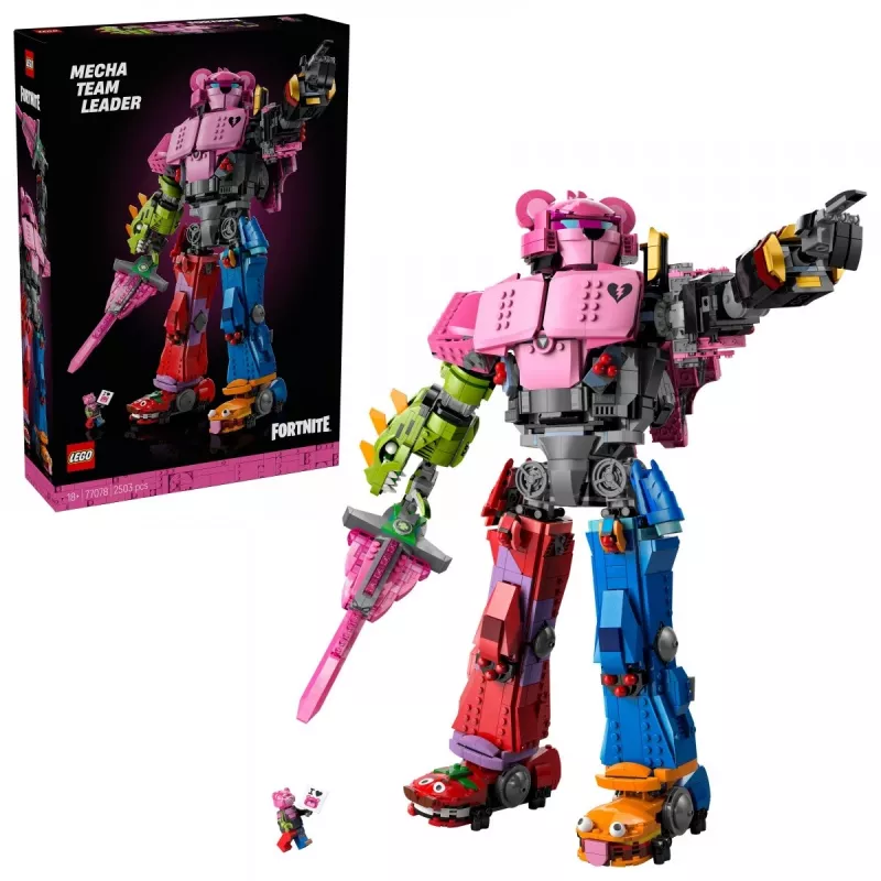 LEGO rakennussarja Team Leader Mechs 77078 — Fortnite, 2503 osaa, 1 minihahmo, 450 mm mech-korkeus