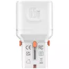Matkalaturi World 65W USB-C + USB-A valkoinen