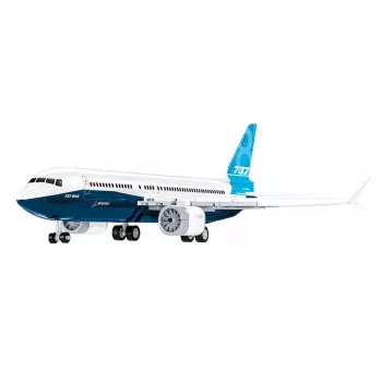 Rakennussarja Cobi Boeing 737-8 — 340 osaa, suositeltu ikä 7+, sininen ja valkoinen