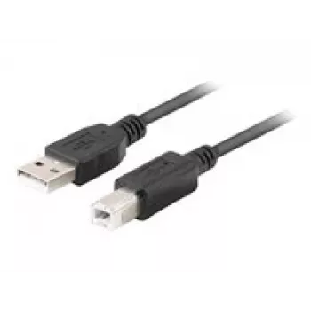 USB-A - USB-B -kaapeli LANBERG CA-USBA-15CU-0018-BK, 1,8 m, musta
