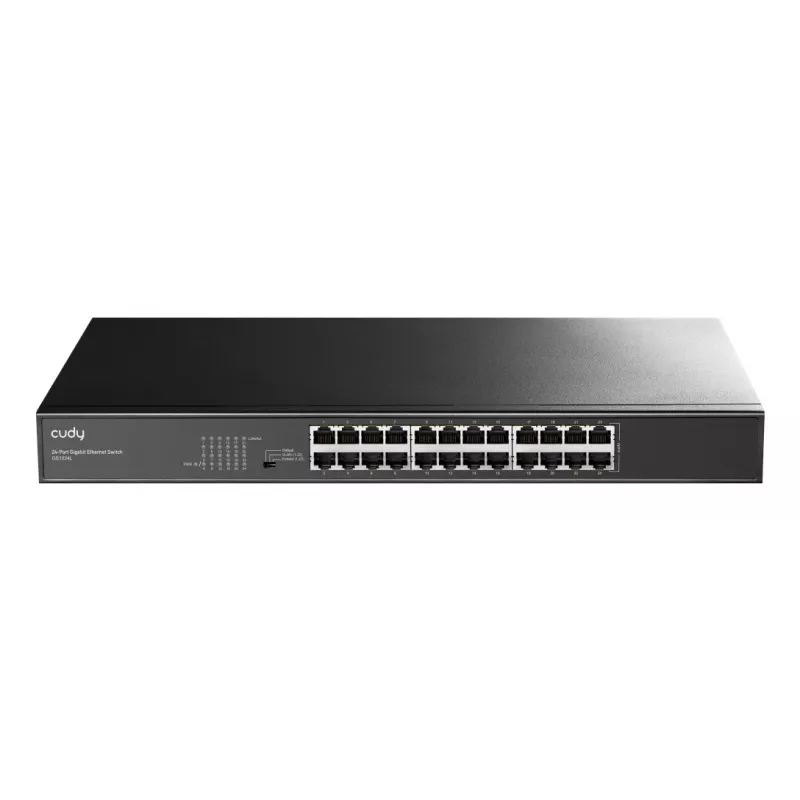 Cudy 24-porttinen rack-asennettava Gigabit Ethernet -kytkin GS1024L