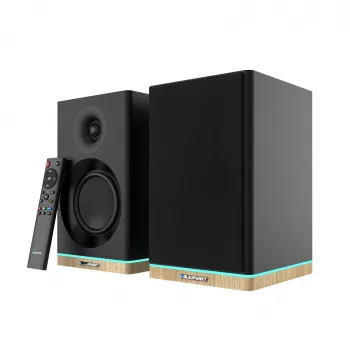 Blaupunkt BS60BK LED-hyllykaiuttimet, Bluetooth, HDMI ARC, musta