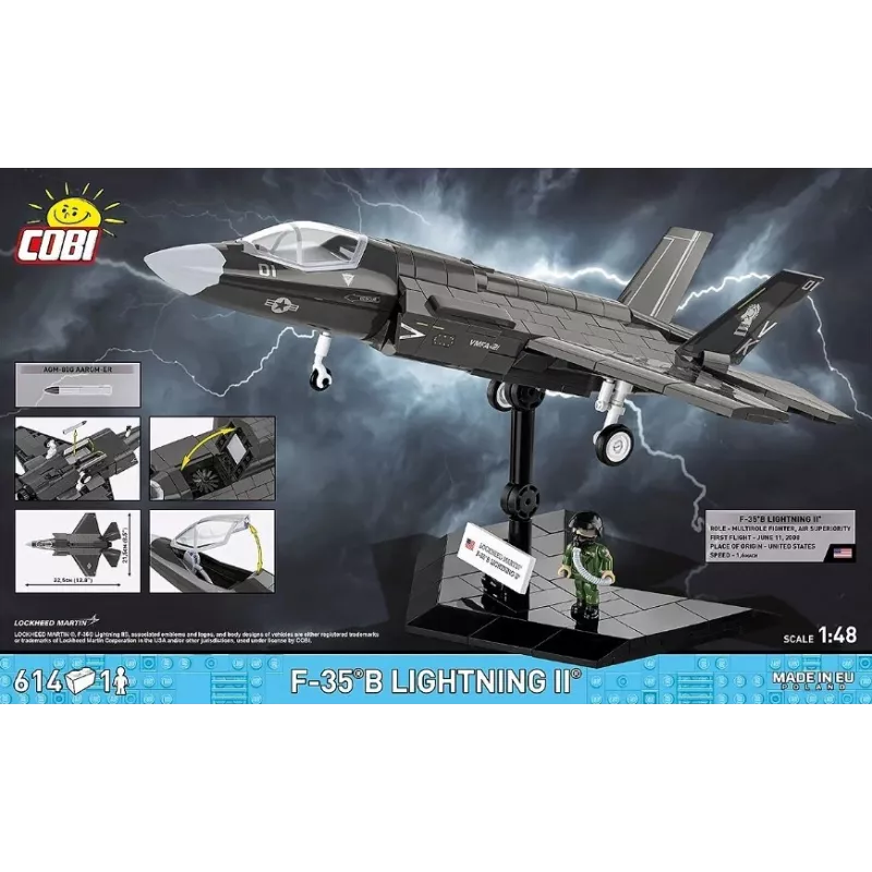 F-35B Lightning II rakennuspalikat - 614 osaa