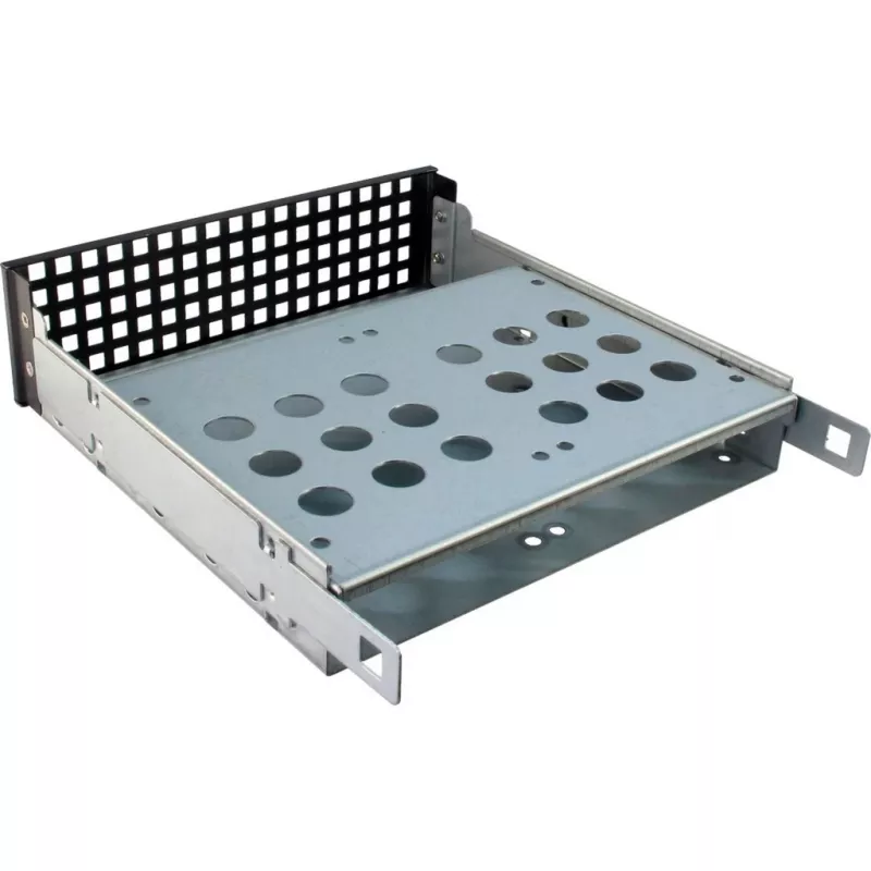 Inter-Tech IPC 1U-10255 rack musta