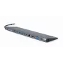 Gembird A-CM-COMBO9-01 USB Type-C 9-in-1 moniporttinen adapteri (USB-keskitin + HDMI + VGA + PD + kortinlukija + LAN + 3,5 mm ääni), Space Grey