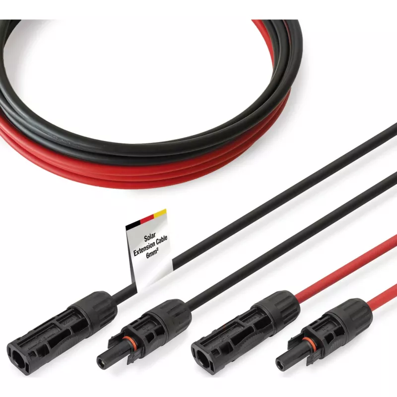 Kaapeli Digitus DK-SCEC66-0030 6 mm² 3 m MC4 musta punainen