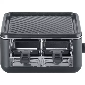 Severin RG 2360 -raclettegrilli 4 henkilölle 800 W musta