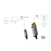 LogiLink CUA0100 kaapeliadapteri DisplayPort USB 3.2 Gen1 Type-C 1,8m musta harmaa