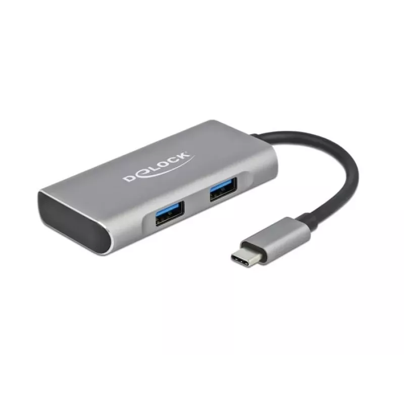 USB-keskitin DeLOCK ulkoinen USB 10 Gbps USB Type-C -keskitin 63260