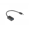 USB-kaapeli Lanberg AD-OTG-UC-01 0,15 m USB 2.0 USB A USB C musta