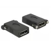 DisplayPort-sovitin DeLOCK DisplayPort 1.1 F-F musta