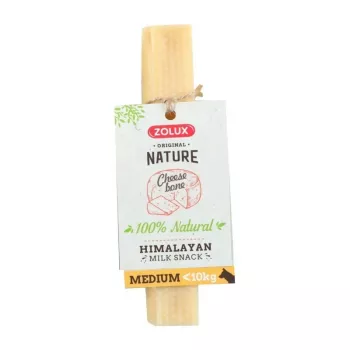 Luonnollinen kova koiran purutuote ZOLUX Himalayan cheese M 57 g — juustonmakuinen, keskikokoinen, yksittäispakkaus aikuisille pienille koirille