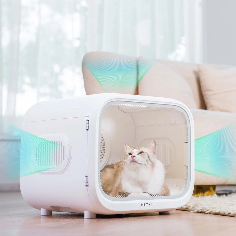 PETKIT AirSalon Max Pro älykäs lemmikkien kuivauslaite kissoille, valkoinen, malli PD10 Max