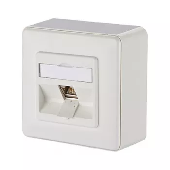 METZ CONNECT BTR IT CONNECT E-DAT -moduuli 8(8) AP - uppoasennusrasia - RJ-45 - puhtaanvalkoinen, RAL 9010 (1309110002-E)