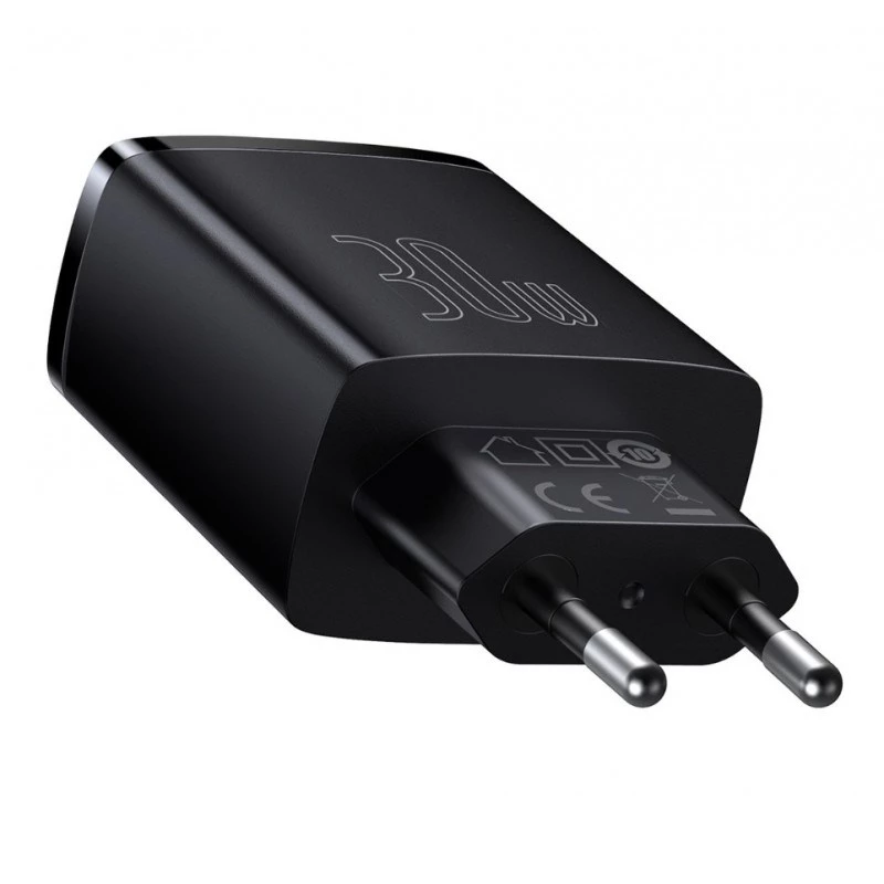 Baseus 30W USB-laturi QC PD3.0 Type-C PD-pikalaturi iPhone 17 16 15 14 13 12 Pro Max Xiaomi Samsung