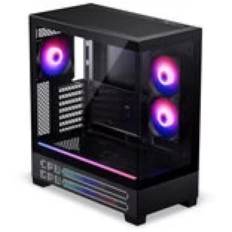PHANTEKS XT View Matrix -tietokonekotelo, miditorni, E-ATX, karkaistu lasi, Matrix LED - musta (PH-XT523VM1_DBK01)