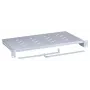 Telinehylly LANBERG AK-1004-S — 1U 19 tuuman harmaa, 483 mm leveys, 300 mm syvyys, 25 kg kapasiteetti