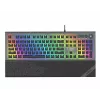 iBox Aurora K-5 näppäimistö USB QWERTY hopea