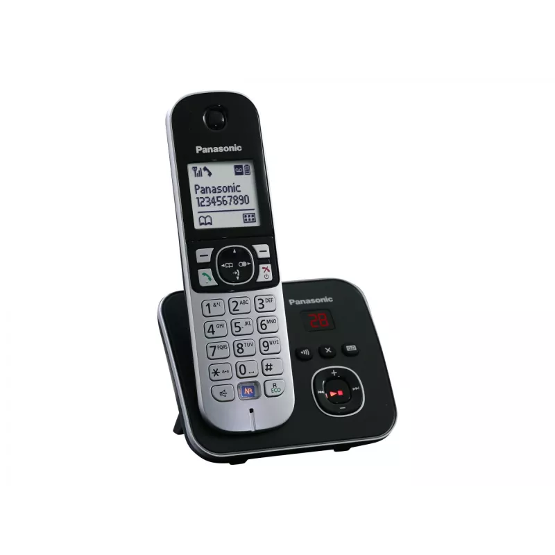 DECT-puhelin Panasonic KX-TG6821GB musta