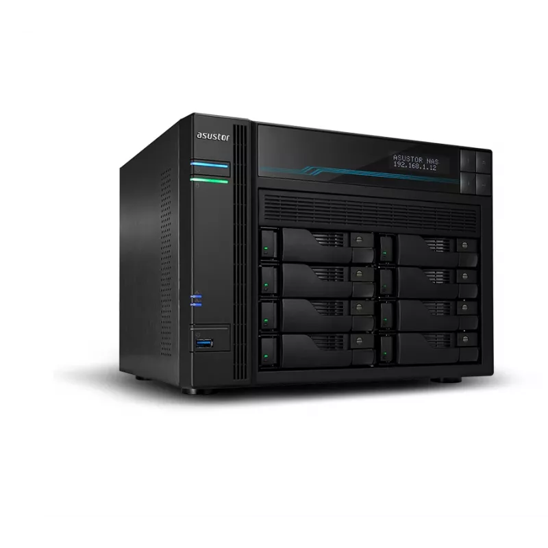 Asustor AS6508T NAS torni Intel Atom® C3538 8 GB DDR4 0 TB ADM musta