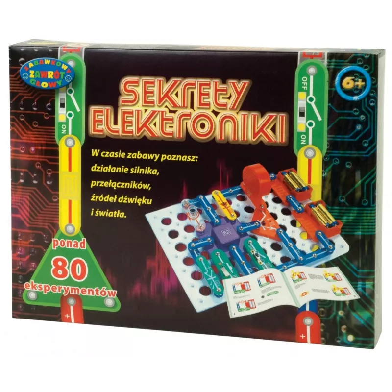 Opetuselektroniikkasarja Dromader Sekrety Elektroniki — 80 koetta