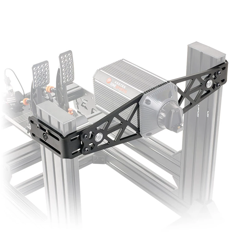 Asennusteline Asetek SimSports teräs musta 135x535x168mm