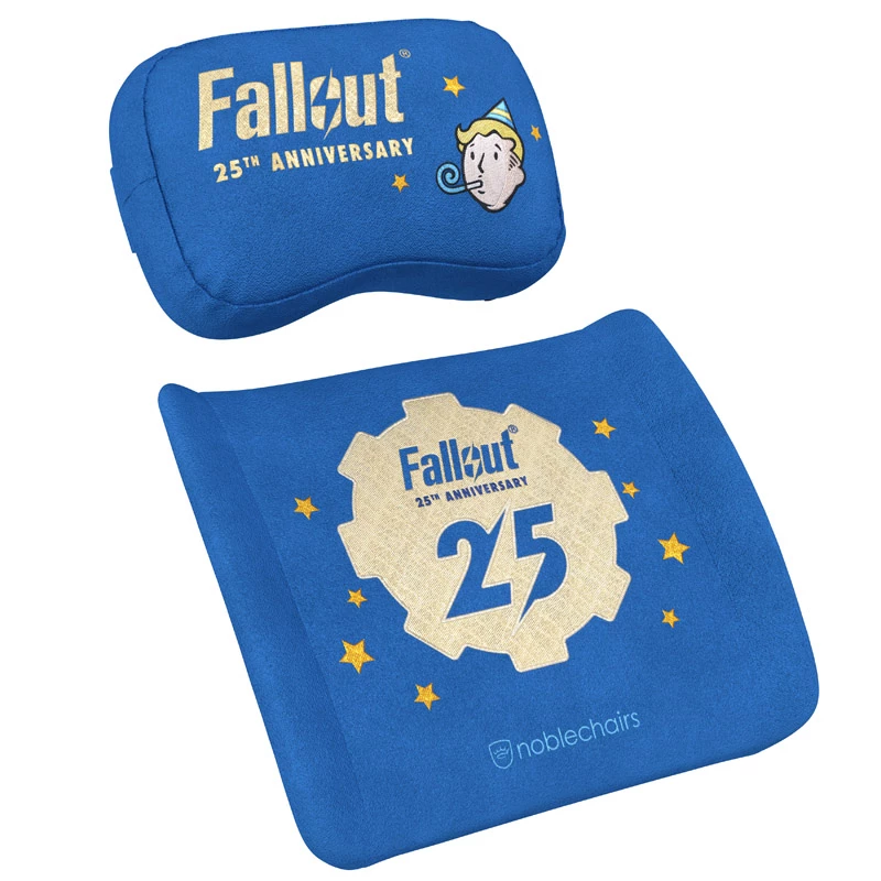 Niskatyyny/rannetuki noblechairs Fallout 25th Anniversary Edition sininen 2 kpl