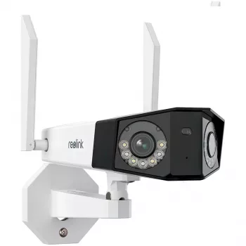 Reolink Duo Series W730 - 4K ulko-Wi-Fi-kamera, kaksoisobjektiivi, 180° panoraamanäkymä, henkilö-/ajoneuvo-/eläintunnistus
