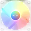 NZXT F120 RGB Core RF-C12SF-W1 120 mm kotelotuuletin, 500–1800 RPM, PWM, valkoinen