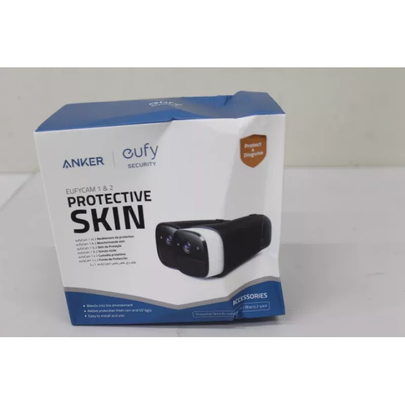 Silikonikotelosarja Anker Eufy 2 musta EufyCam EufyCam 2