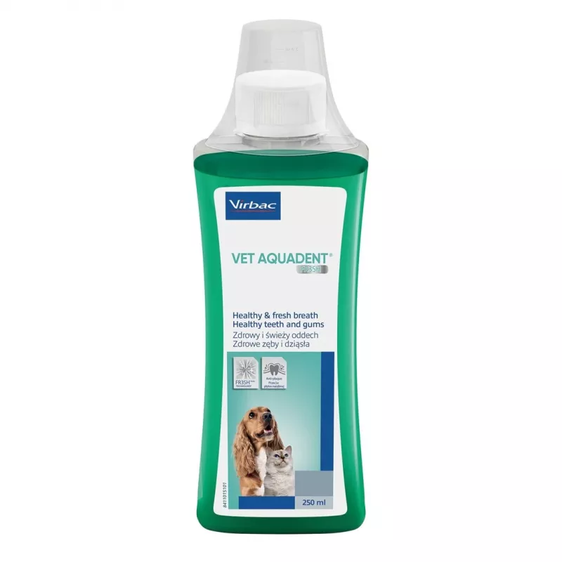 Suuhygienialiuos VIRBAC VET AQUADENT 250 ml lemmikeille