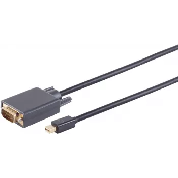 DisplayPort – VGA -kaapeli ShiverPeaks 10-54035 Mini DisplayPort -liittimellä