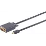 DisplayPort – VGA -kaapeli ShiverPeaks 10-54035 Mini DisplayPort -liittimellä