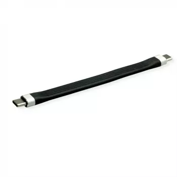 ROLINE 11.02.9054 USB-kaapeli 0,11 m USB 3.2 Gen 2 (3.1 Gen 2) USB C musta (11.02.9054)