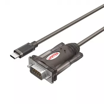Unitek Y-1105K sarjakaapeli – 1,5 m musta, DB-9 uros DB-9 uros