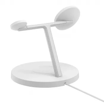 Belkin BoostCharge Pro kuulokkeet, älypuhelin, älykello valkoinen USB langaton lataus pikalataus sisäkäyttöön