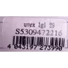 Suojalasit UVEX LGL 29 – malli 53/0/947/2216/UNI, musta kehys