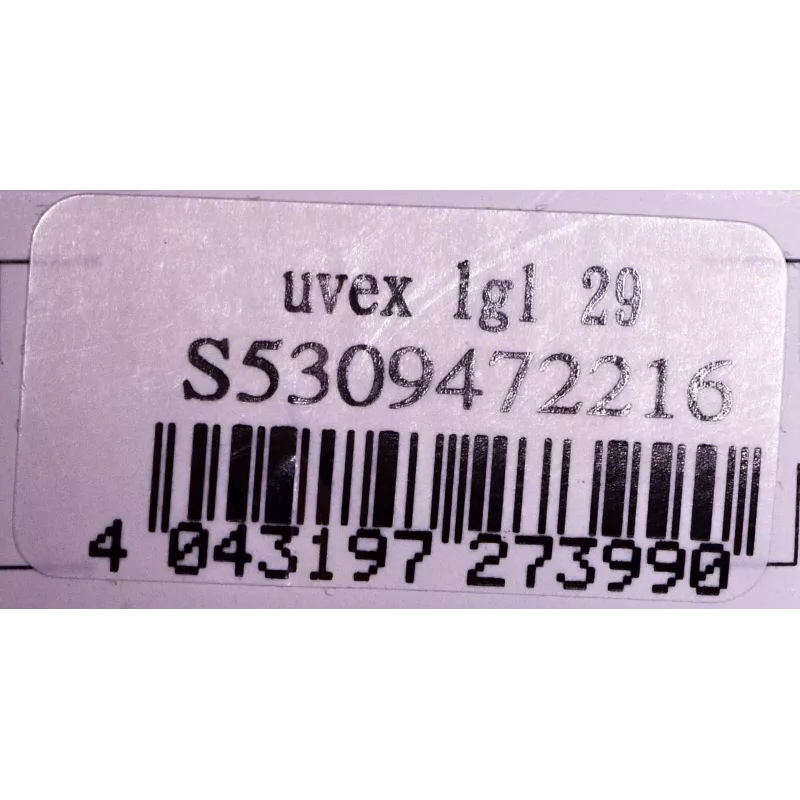 Suojalasit UVEX LGL 29 – malli 53/0/947/2216/UNI, musta kehys