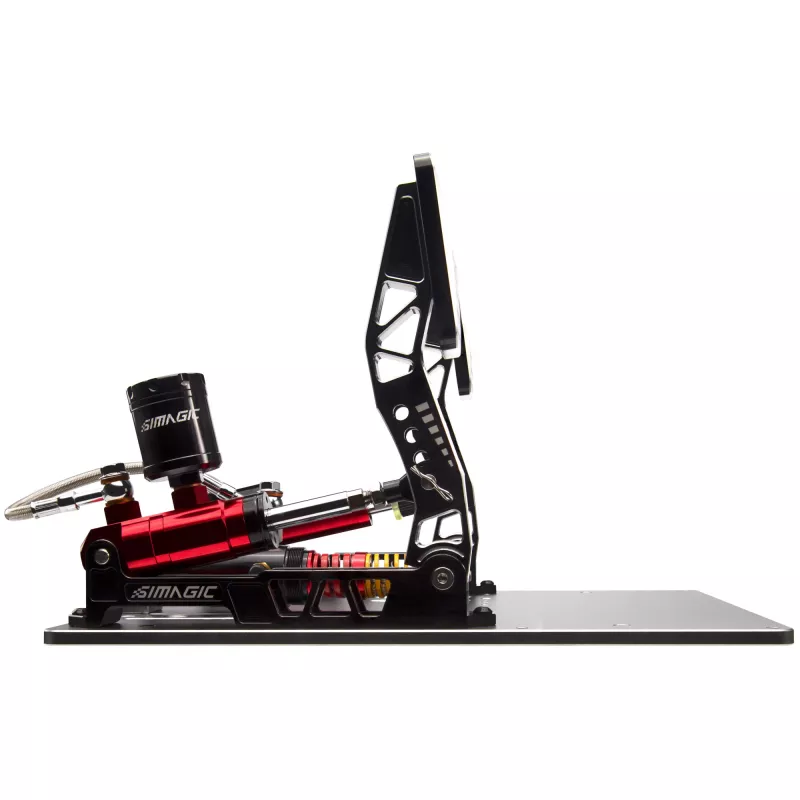Simagic P2000 Hydraulic 2-polkimen sarja, 200KG Loadcell - Crimson Edition